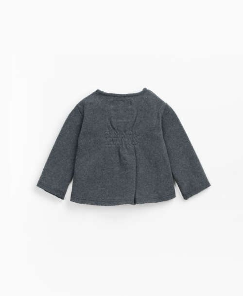Maglia cardata con bottoni in cocco - immagine 2