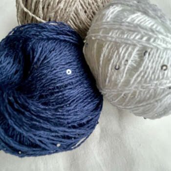 Paillettes con cotone
